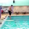 JO-G - HHH hits him with CHAIR WWE attacks Swimmers Hilarious