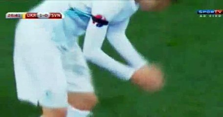 Josip Ilicic Fantastic Volley Shot - Ukraine - Slovenia - 14-11-2015