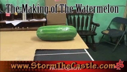 -The Making of- the fake watermelon thats a real watermelon -