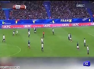 Soccer stadium scenes after blasts were heard in Paris.