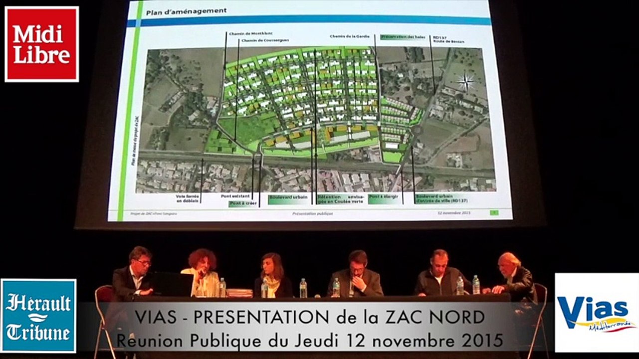 VIAS - 2015 - PRESENTATION de la ZAC NORDJeudi 12 novembre