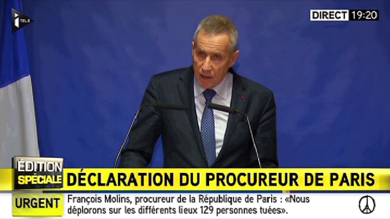 Attaques à Paris : un des terroristes "formellement identifié"