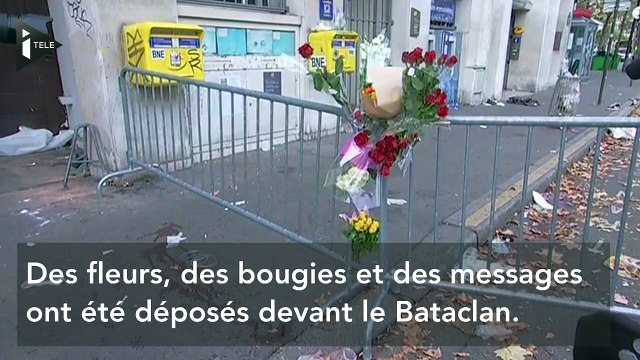 A Paris, des Français rendent hommage aux victimes