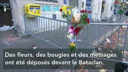 A Paris, des Français rendent hommage aux victimes