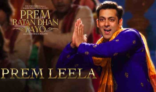Salman Khan Prem Leela Video Song Prem Ratan Dhan Payo Sonam Kapoor T-Series
