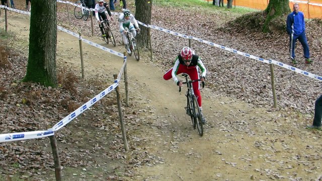 Cyclo-cross Quelneuc 2015 : les escaliers