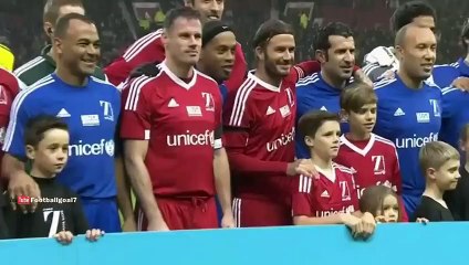Ronaldinho vs England XI  UNICEF Charity Match 2015