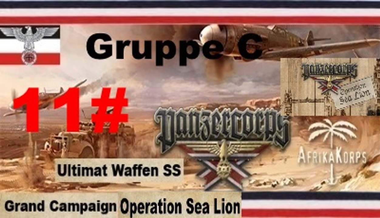 Panzer Corps ✠ Operation Sea Lion U.Waffen SS Shepton Mallet 15 Dezember 1940 #11 Gruppe C