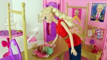 Frozen Kids Anna & Kristoff Have Baby Krista & Elsa Barbie Family Parody DisneyCarToys
