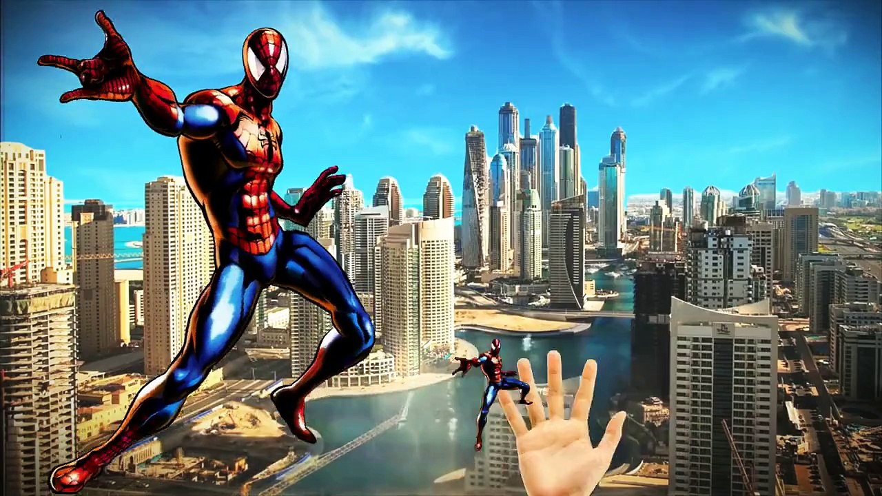 Hulk Finger Family Children Nursery Rhymes Ironman Cartoons _ Spiderman Finger Family Rhymes