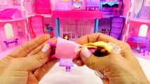 Barbie Musical Light Up Castle Disney Frozen Elsa and Princess Anna Barbie Girl Doll Popst