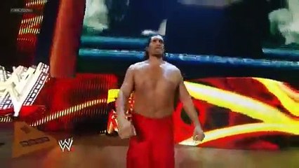 The Great Khali vs Jinder Mahal WWE Smackdown 02/10/12 (HQ)