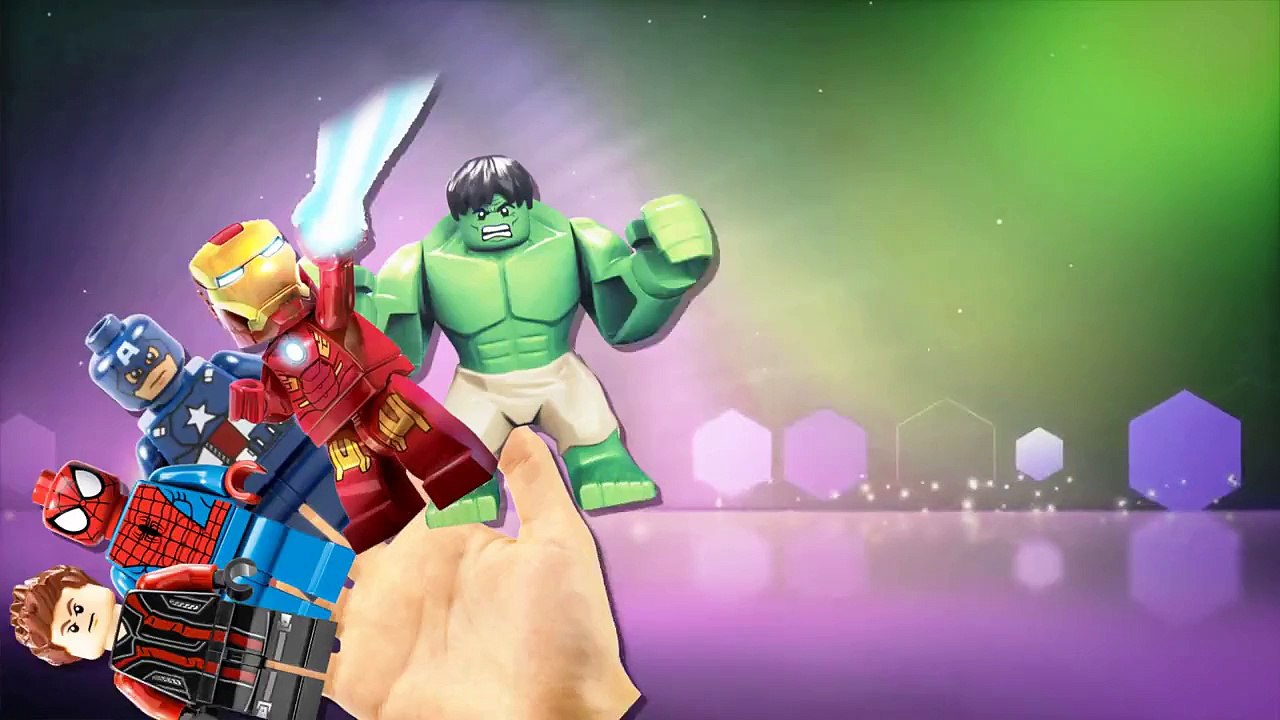 Ironman Captain America Cartoons Finger Family Children Nursery Rhymes _ Spiderman Hulk Cartoons