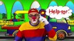 Toy Cars Clown - HELP! (Masha & The Clown) TOW TRUCK Rescue & Repair Garage!