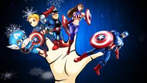 Ironman Cartoons Finger Family Children Nursery Rhymes _ Captain America Finger Family Rhymes