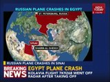 Russian Passenger Plane Crashes In Egypt