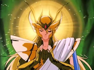 Athena logra frenar el Ataque de Shaka de Virgo