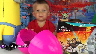 Rock Paper Scissors Disney Infinity 3 Surprise Star Wars Inside Out by HobbyKidsTV