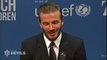 David Beckham answered a random phone in post UNICEF match presser