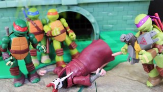 Ninja Turtles Mutations Donatello Replaces Splinter Broken Arms with Metal Head Arms Toy R