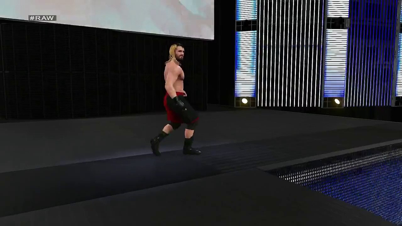 WWE 2K15 Seth Rollins as Brock Lesnar