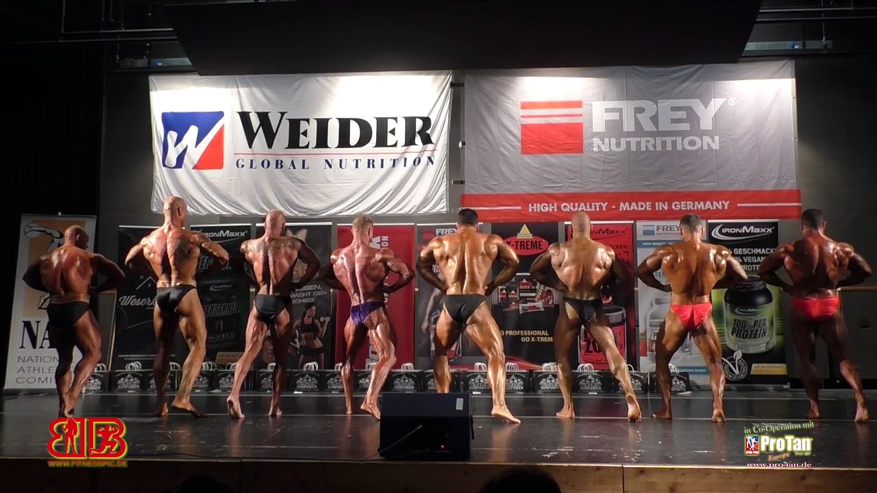 Int. Süddeutsche Meisterschaft NAC 2015 - Body Over 40 #Posedown