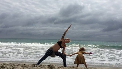our beach yoga flow