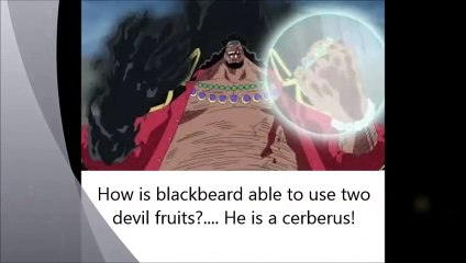 One Piuece - Blackbeard Has 3 Devil Fruit's Revealed  ワンピース マーシャル・D・ティーチ
