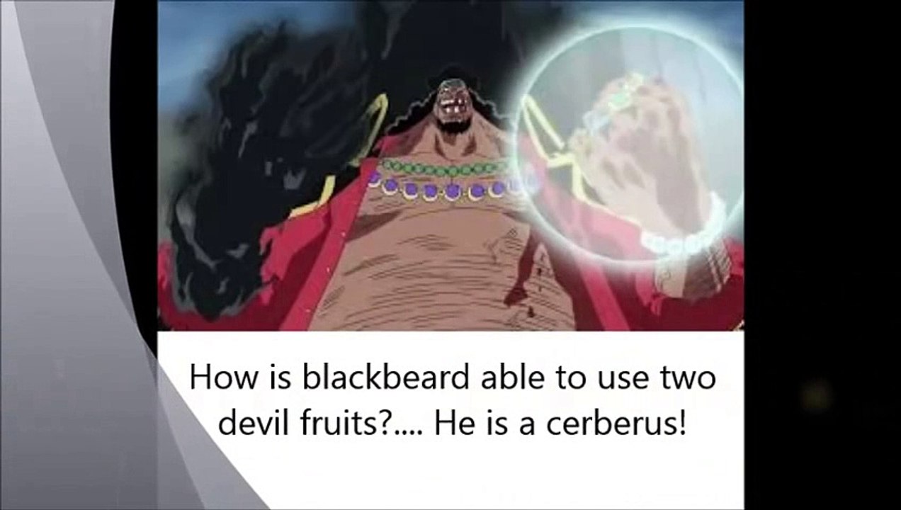 One Piuece - Blackbeard Has 3 Devil Fruit's Revealed  ワンピース マーシャル・D・ティーチ