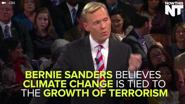 Bernie Sanders: Climate Change Directly Related To Terrorism