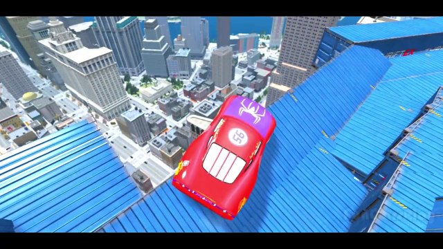 SPIDERMAN CARS SMASH PARTY! Custom Superman, Batman, Spiderman Lightning McQueen CARS!!!