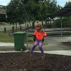 Lorelai, 3.5 years (Aug 2015) enjoying the park at the golf club residential community, Pimpama.