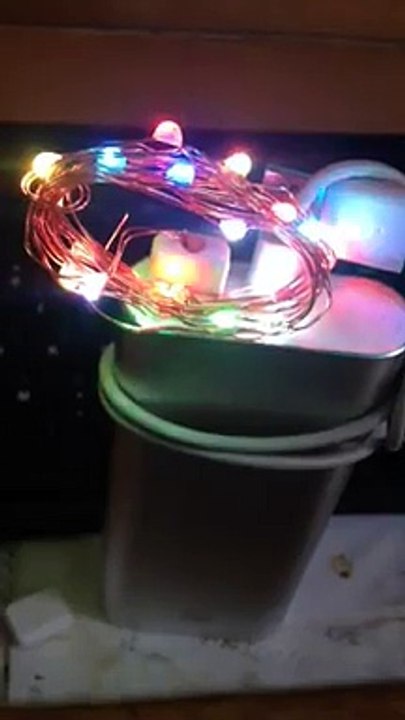 usb copper string light colorful