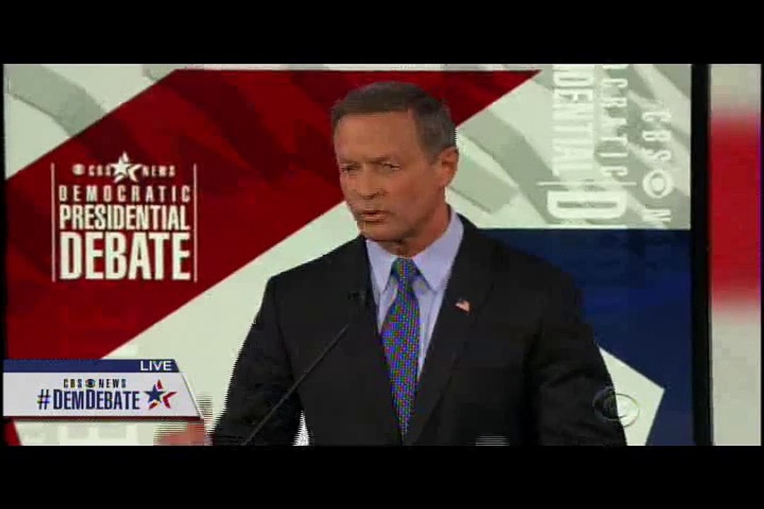 O'Malley closing statement #DemDebate