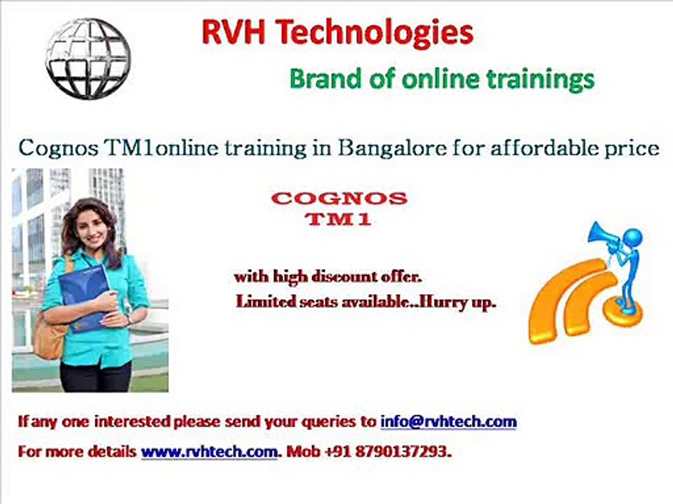 Cognos TM1 online training in banglore for affordable price