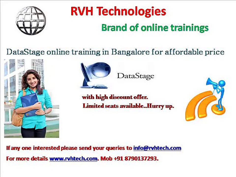 DataStage online training in banglore for affordable price
