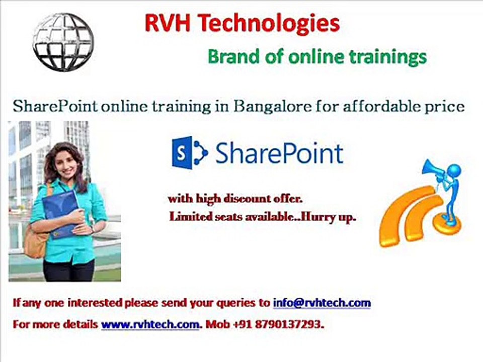 SharePoint online training in banglore for affordable price