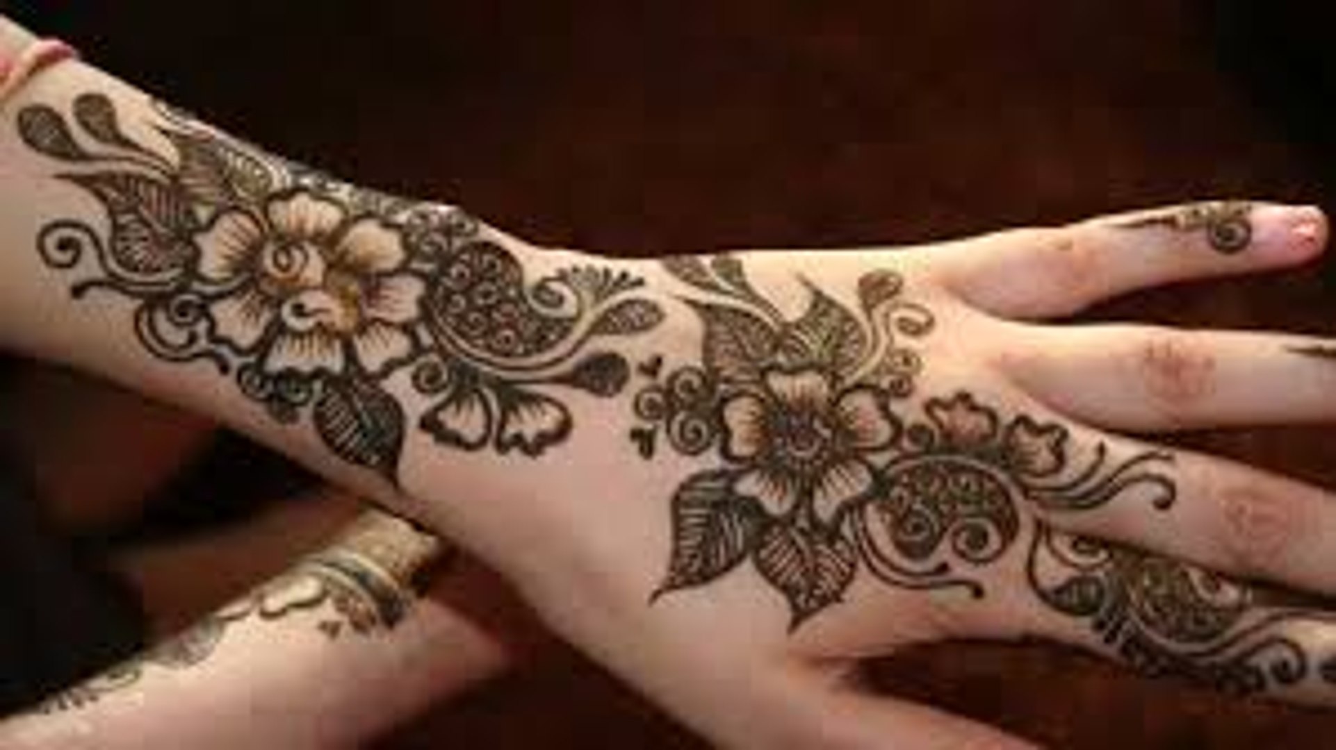 Henna Flower Mehndi Design Video Dailymotion