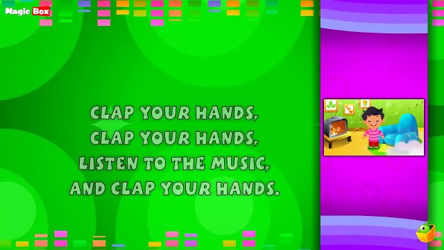 Clap Your Hands Lyrical Video | English Nursery Rhymes Full Lyrics For Kids & Children