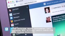 After Criticism, Mark Zuckerberg Says Facebook Will Activate Safety Check For More Human Disasters