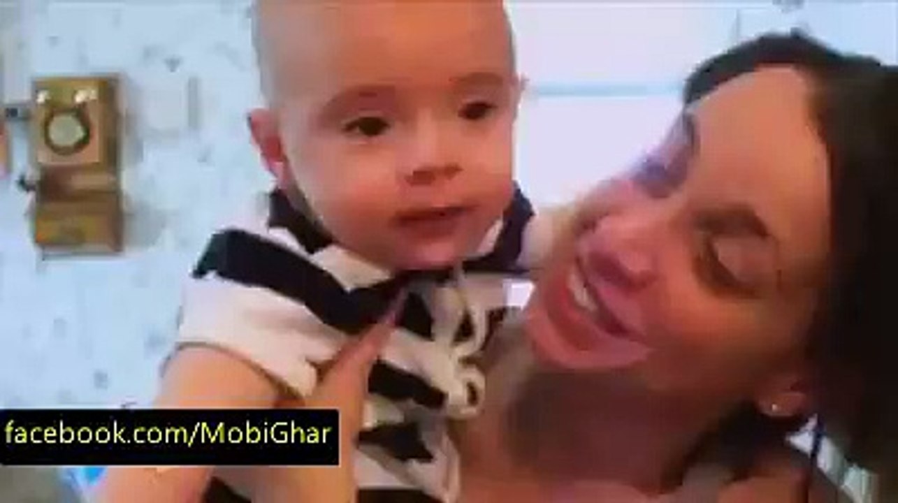 Funny babies did not hide their feelings
