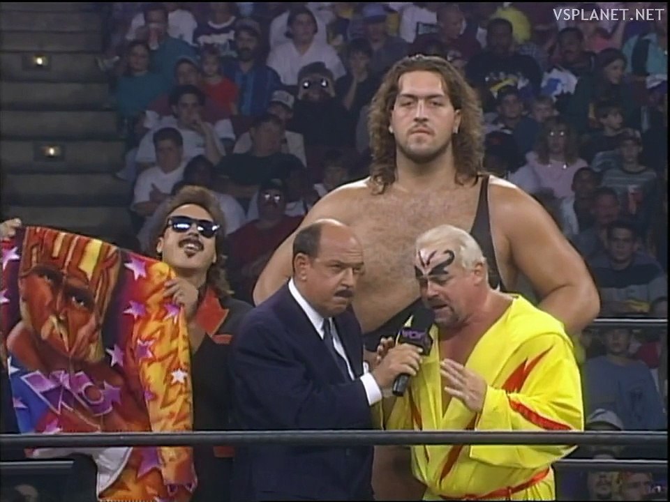 Kevin Sullivan, Jimmy Hart & Giant interview @ WCW Monday Nitro 13.11.1995