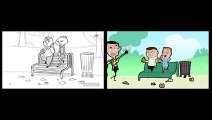 Mr Bean - From Original Drawings to Animation Litterbugs