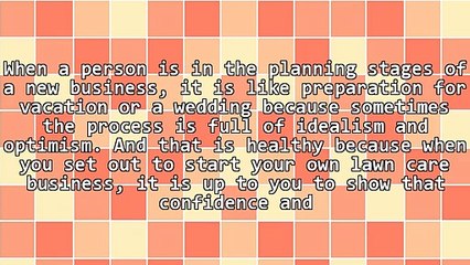 Anticipating Trouble for Your Lawn Care Business