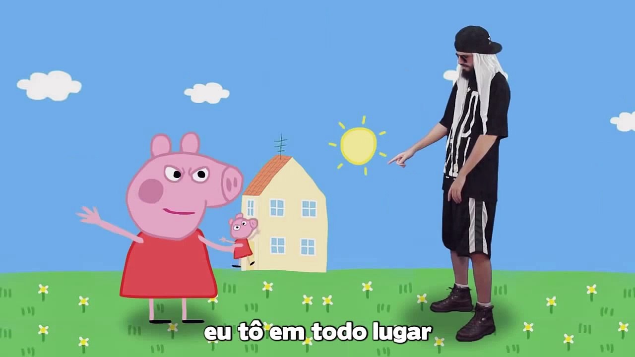 batalha de youtubers Peppa Pig vs Mussoumano | Batalha Cartoon peppa pig dublado