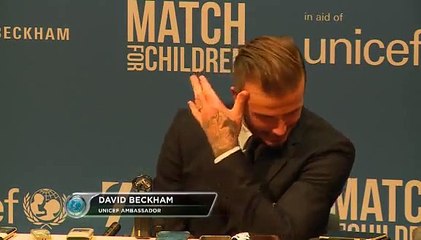 Quand David Beckham répond au téléphone d'un journaliste