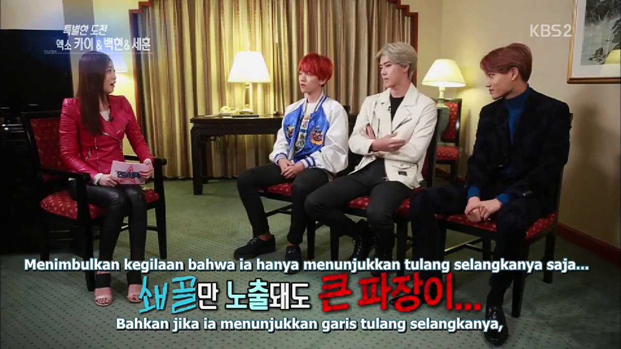[INDO SUB] 151107 KBS Entertainment Relay EXO cut