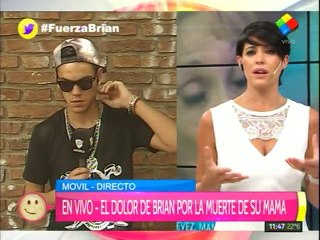 Brian habló tras la muerte de su mamá