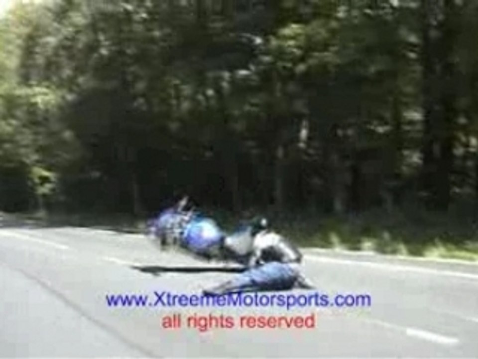 Moto Yamaha R6-Crash