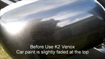 K2 VENOX Mleczko do usuwania rys test Remove cracks swirls scratchs